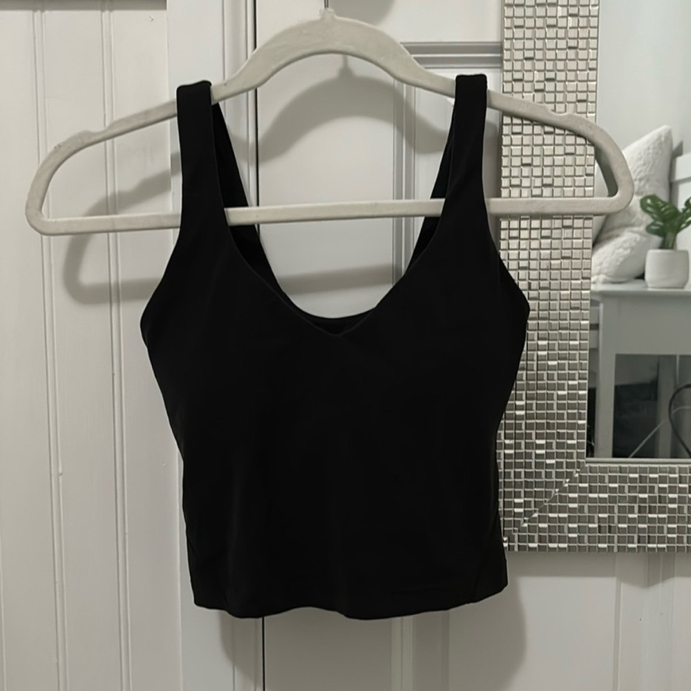 lululemon align tank black - size 2